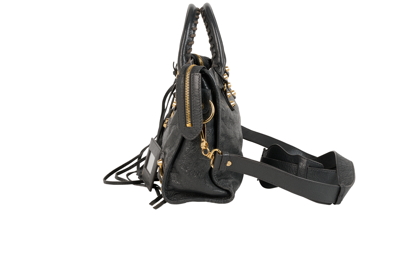 Small Le City, &pound;650, Handbags, Grey, Leather, Bottom view